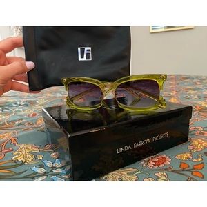 LINDA FARROW X PRABAL GURUNG Sunglasses + box + sleeve
